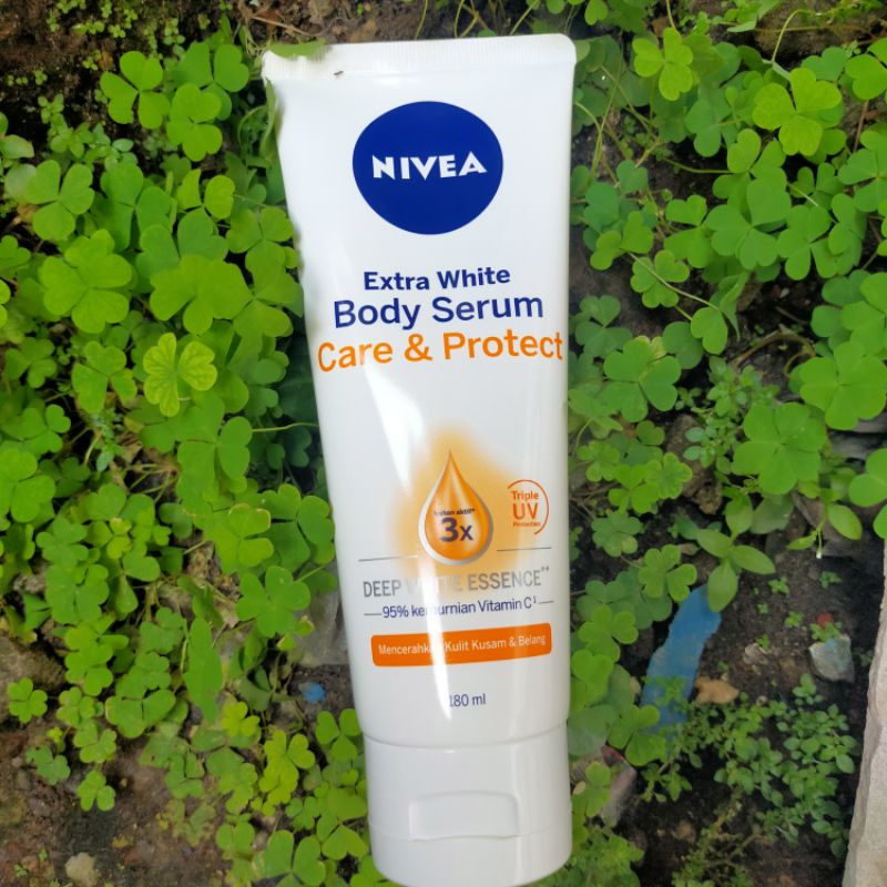 Nivea body serum care &amp; protec 180ml