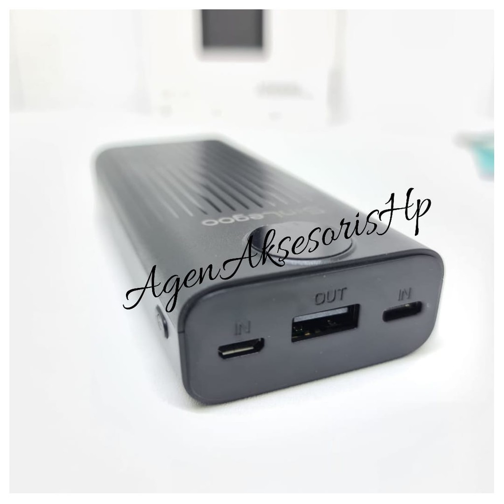 SinLegoo PB-02 10000mAh 2.1A 2 USB with LED Display Power Bank Fast Charging GARANSI 1 TAHUN