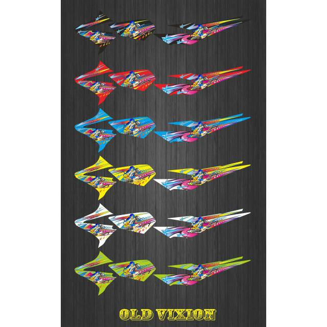 STIKER VARIASI OLD VIXION LAMA 2010