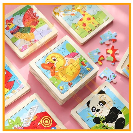 WOODEN PUZZLE /PUZZLE KAYU JIGSAW / MAINAN PUZZLE KAYU ANAK | FADHILAH SHOP BJB