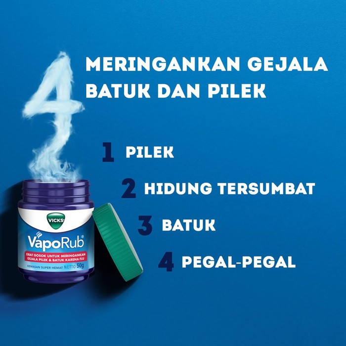 Vicks Vaporub 25 gr Original Balsem Pilek Batuk Pegal