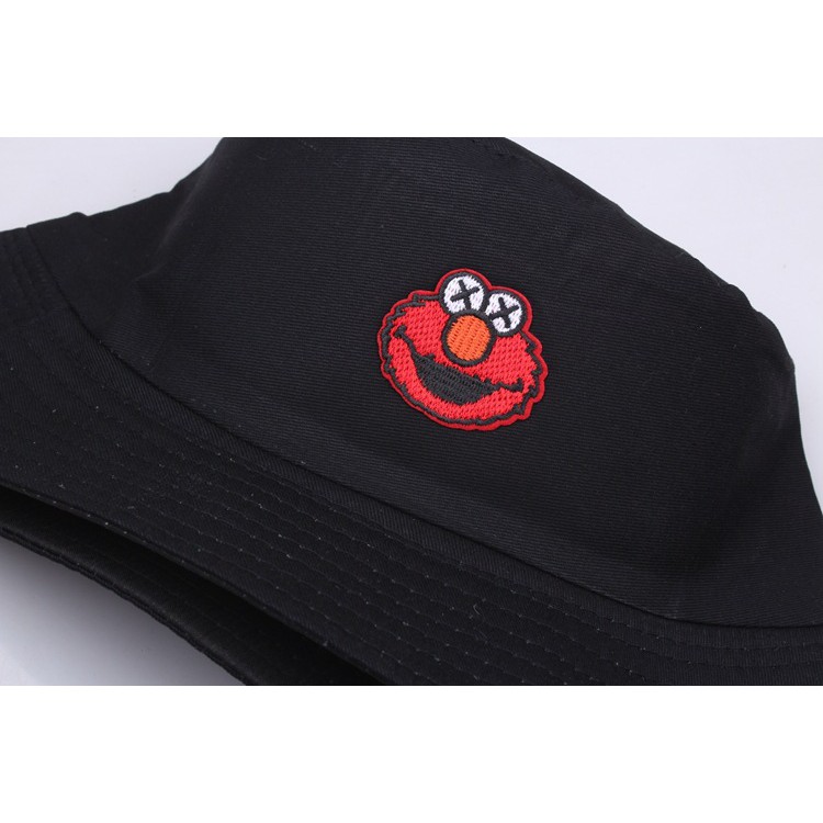 BHEL bucket hat import elmo sesame street bordir topi summer fisherman korea kpop idol
