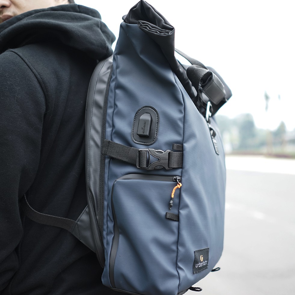 LANSPRESADO NAVY |Urban Factor x FORIND|Tas Ransel Punggung Ori Bag Pria Wanita Backpack Baru Besar