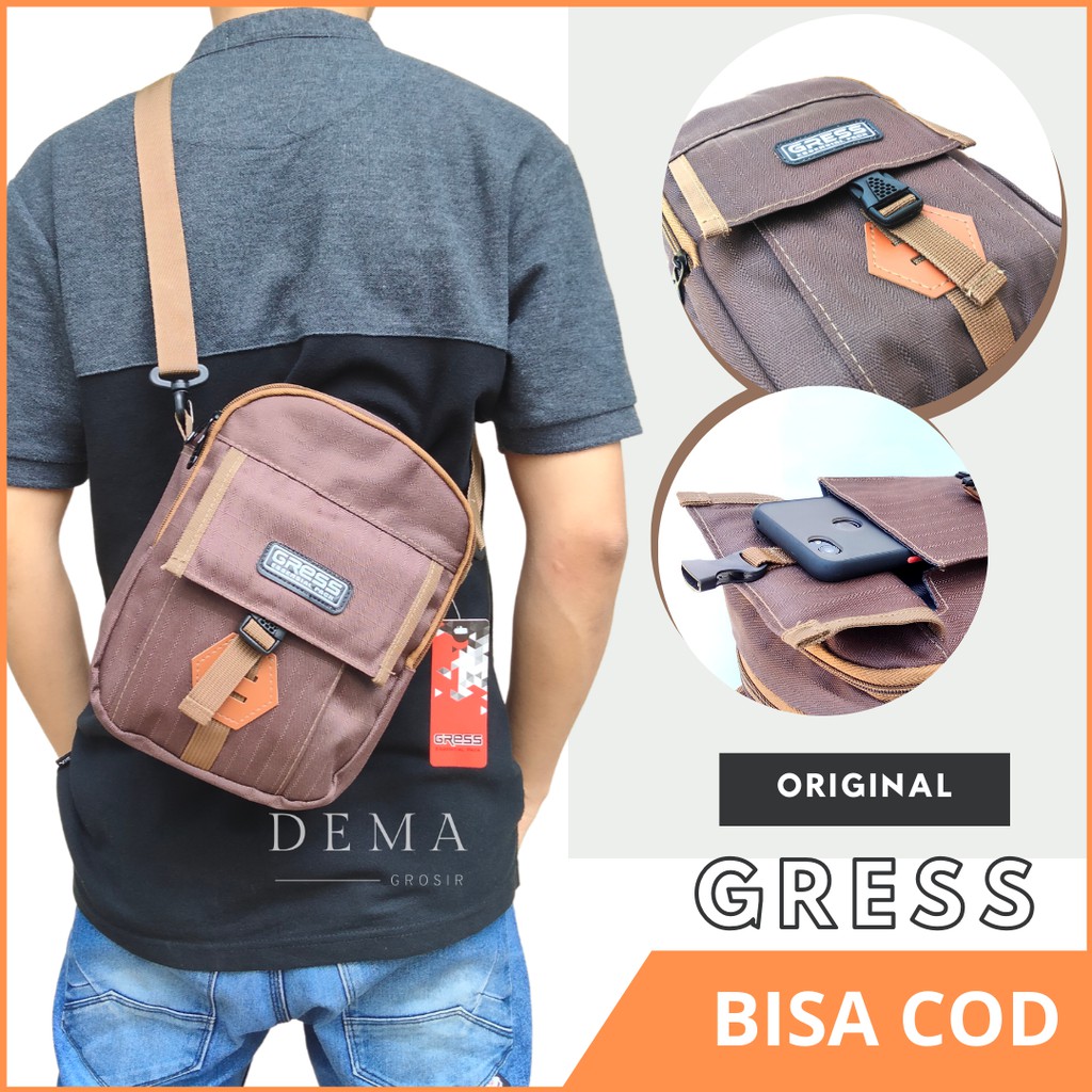 Tas Selempang Sling Bag Pria Distro Ori Unisex Original