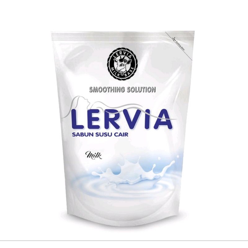 Lervia Sabun Mandi Susu Cair 400ml Milk