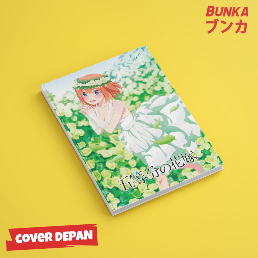 

Notebook Anime Go Toubun Nakano Yotsuba Hardcover A5 Buku Tulis Catatan Notes Agenda Planner Jurnal