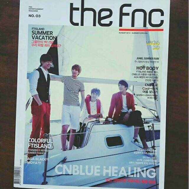 The FNC Magazine No. 03 CNBLUE Edition + making dvd
