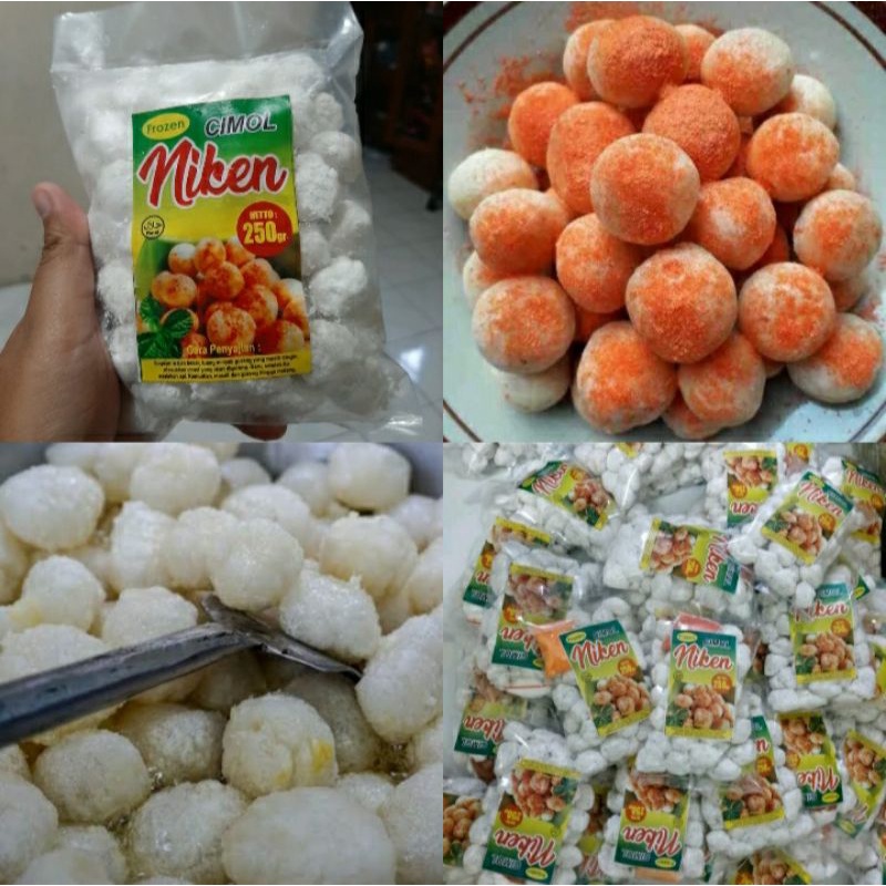 

Cimol 250gr Niken + free bumbu tabur | Makanan Cemilan Frozen