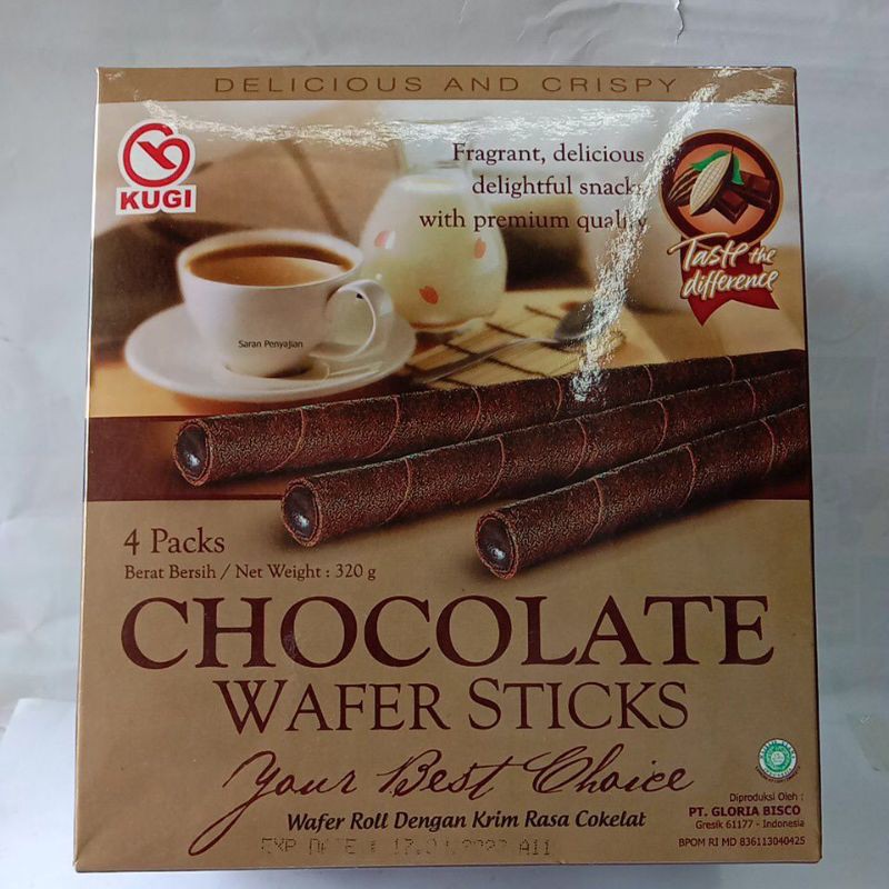 

KUGI WAFER STICK CHOCOLATE 320gr