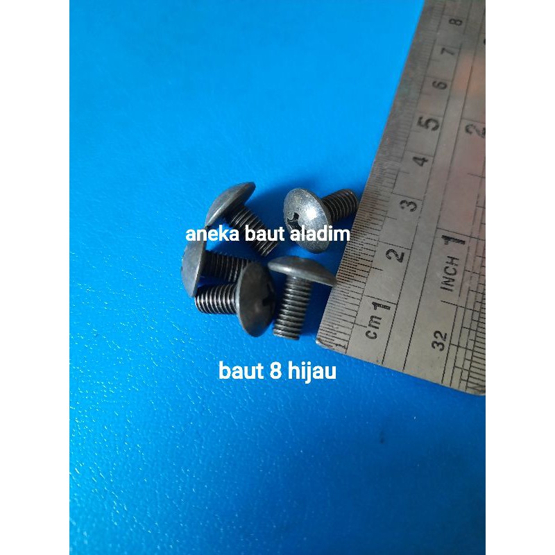 baut payung 8. 1cm isi 12biji