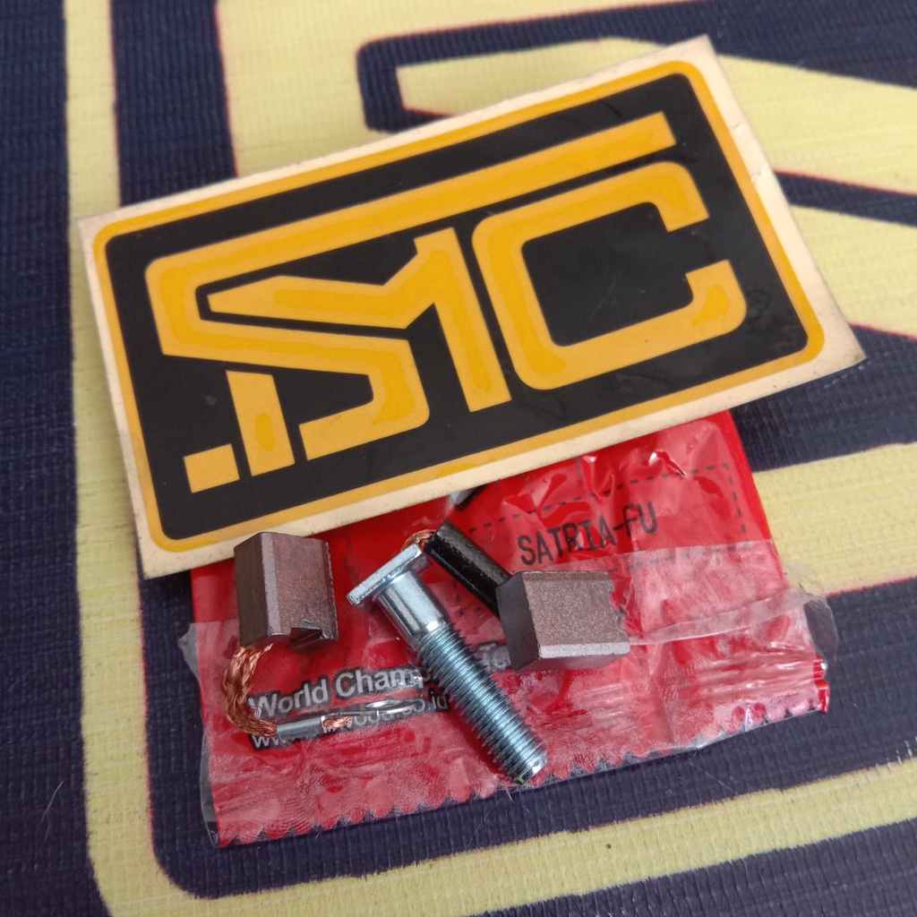 Cool Kul Stater - Arang Stater - Carbon Brush Suzuki Satria FU 150 Lama / Belang 150 / Raider 150 Wi