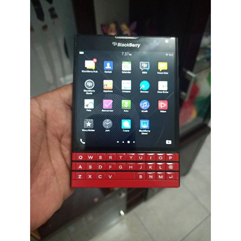 BLACKBERRY PASSPORT MERAH RED EDITION FULLSETT MULUSS