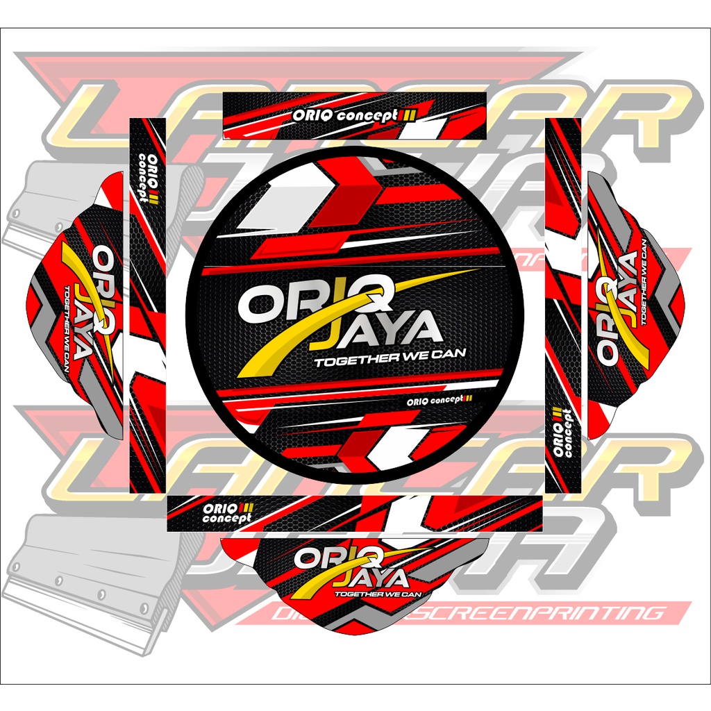 Stiker Sangkar Lovebird seri ORIQ concept