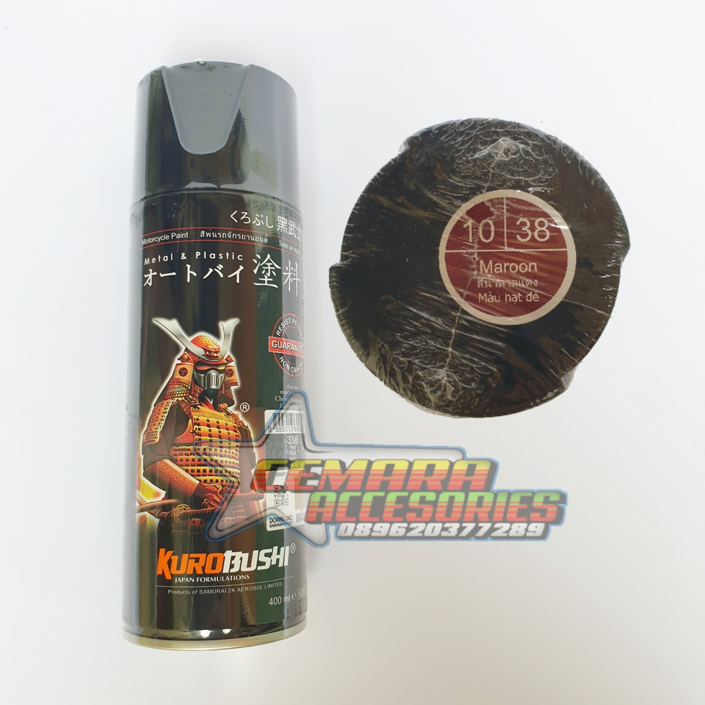 

Pilox Samurai Paint - Warna Maroon 38 400ml