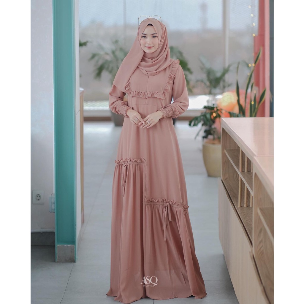 GAMIS CERUTY BABYDOLL POLOS PITA GAMIS SAYR'I  GAMIS KONDANGAN  GAMIS OOTD TERBARU