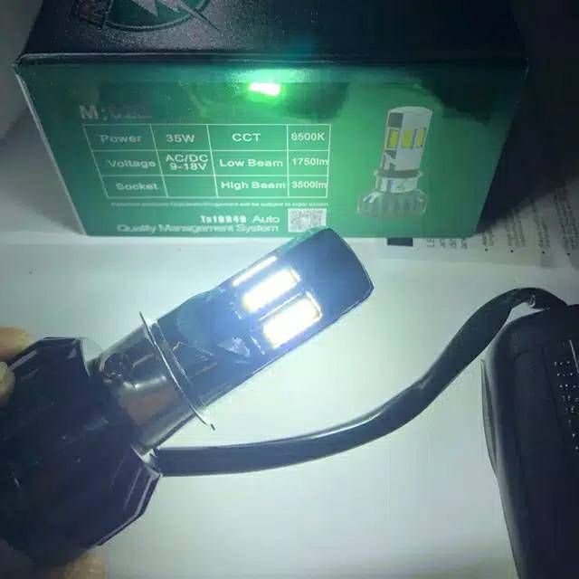 LAMPU LED DEPAN RTD 6 SISI AC DC M02E ORIGINAL RTD