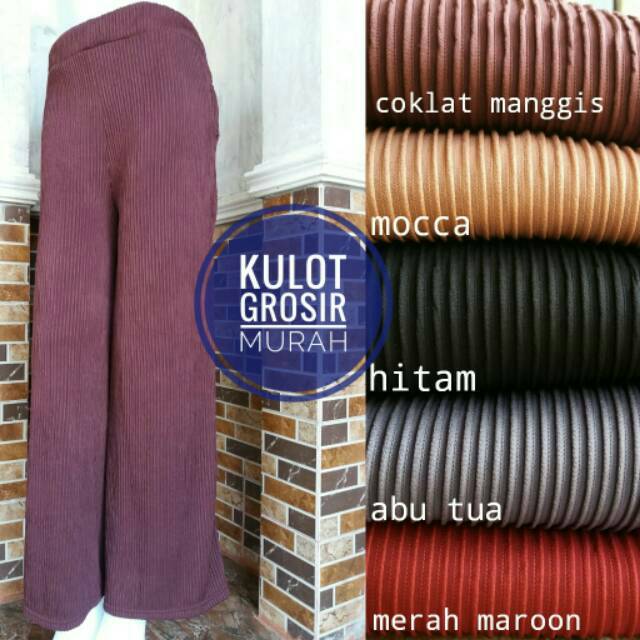 Promo Murah Kulot Plisket Salur Kulot Wanita Terbaru Promo Murah Kulot Plisket Salur Kulot Wanita Terbaru