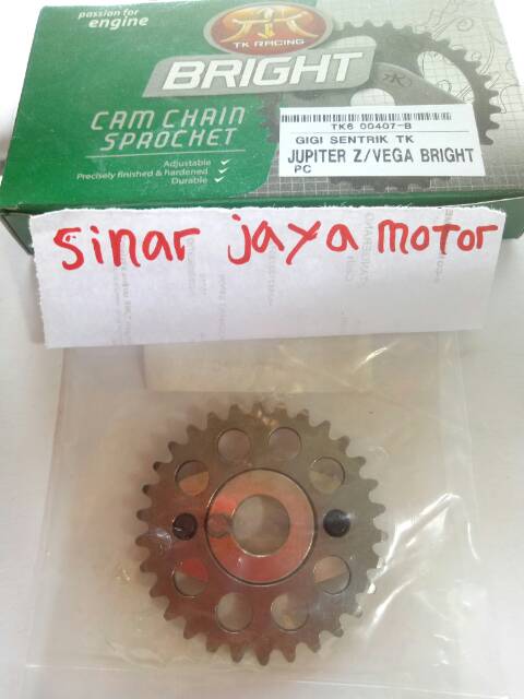 Gigi sentrik tk bright  jupiter. Vega racing japan