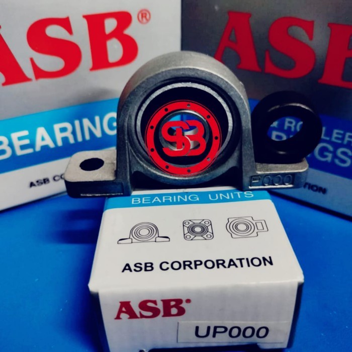 BEARING KP000 / KP 000 pillow block UP 000 / UP000 ASB