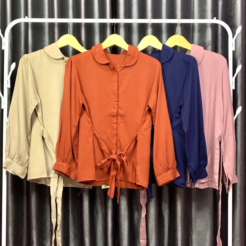 KEMEJA RAYON KEMEJA WANITA KEMEJA KEKINIAN || KULIAH HANGOUT