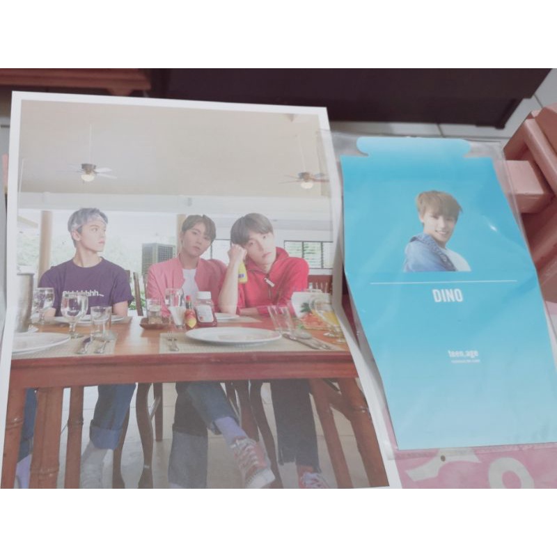 Seventeen Teen, Age standee Dino + folded poster maknae line