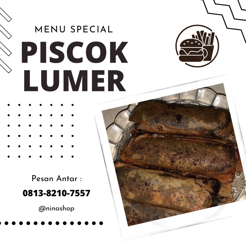 

(Per PCS) Piscok Lumer / pisang cokelat enduul cocok untuk acara pengajian/ultah/lainnya cemilan enak