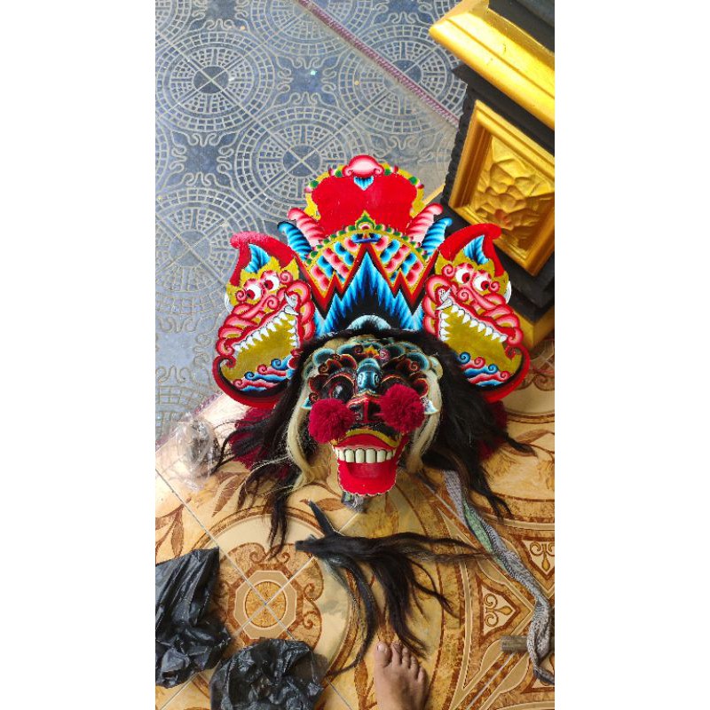 barongan kucingan versi kedirian kayu waru jamang drem