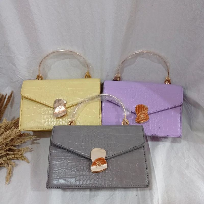 Maru Bag Jims Honey Tas Croco Pesta Kondangan Wanita