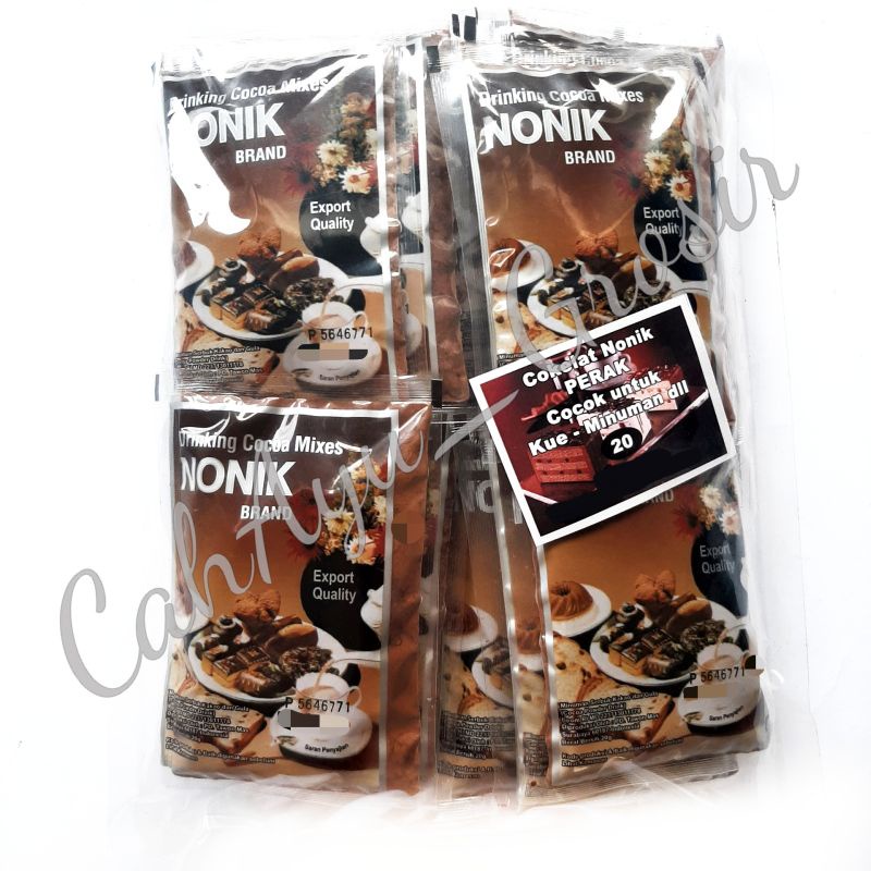 

1 KARTON - Coklat Bubuk cap Nonik SILVER (15 Pack x 20 Sachet x 20gr)