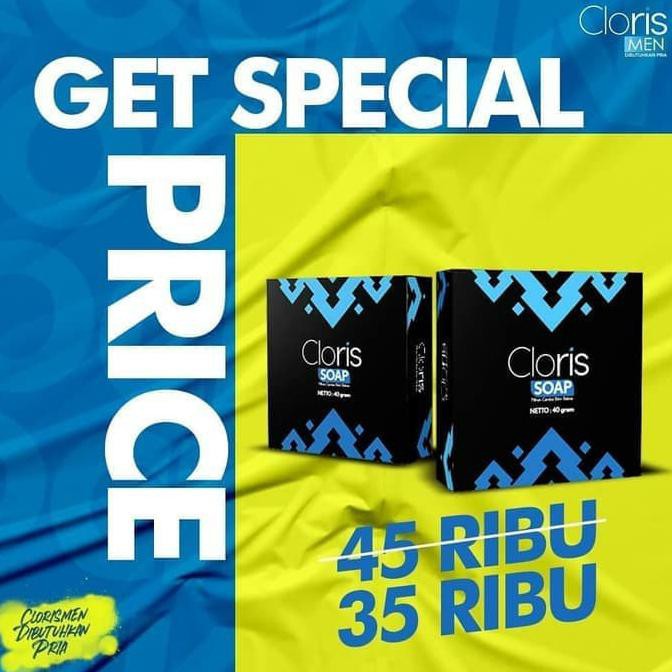 

Sabun cuci muka Pria Cloris Men wajah putih no Jerawat Flek Kusam - SABUN CLORIS 40 KP283