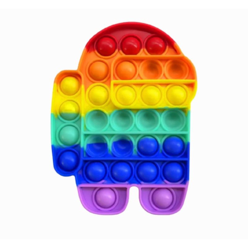 mainan pop it fidget toy shapes mainan penghilang stress anak-3