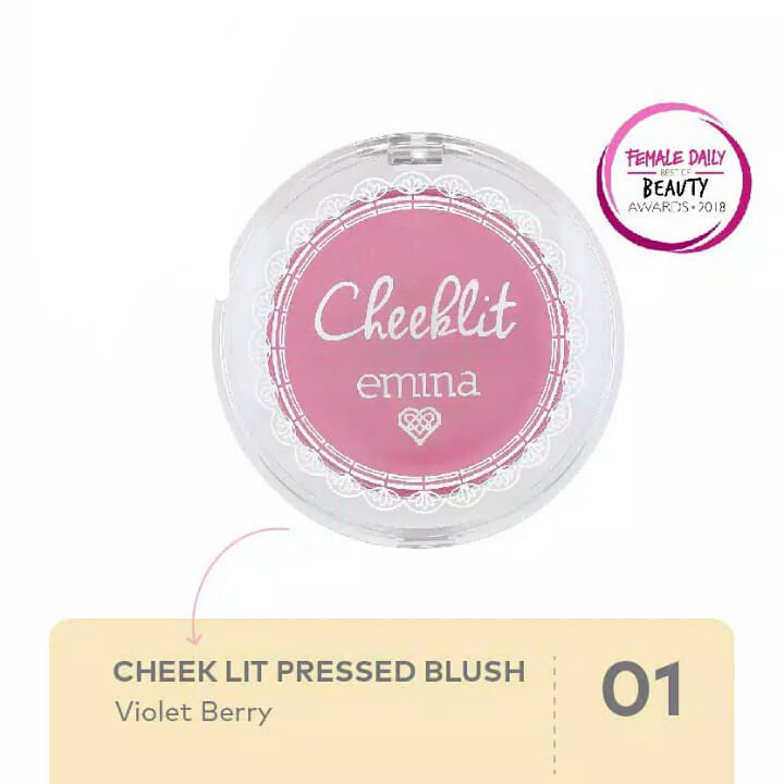 Emina Cheek Lit Pressed Blush 3.5 g ~ Original