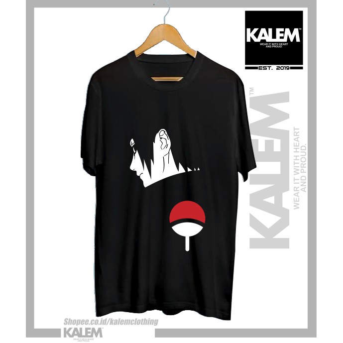 BAJU KAOS SASUKE DAN CLAN UCHIHA - KALEMCLOTHING