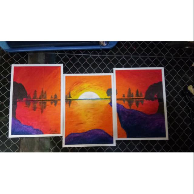 

Pastel Picture " Three Dimensi Sunset
