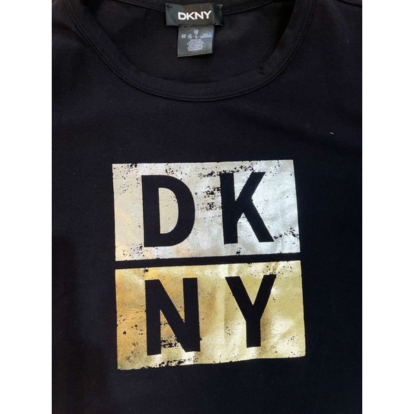 Dkny logo t-shirt dres