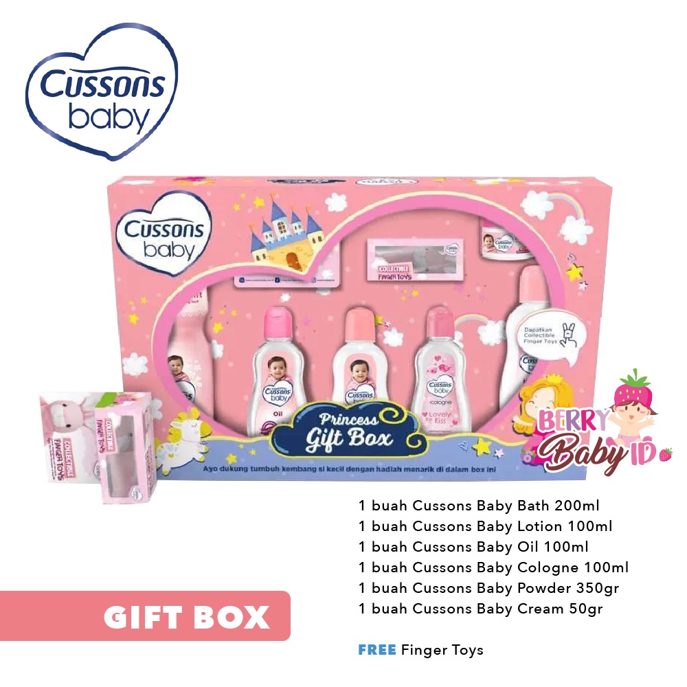 Cussons Baby Gift Box Kado Bayi Perawatan Bayi Besar Berry Mart