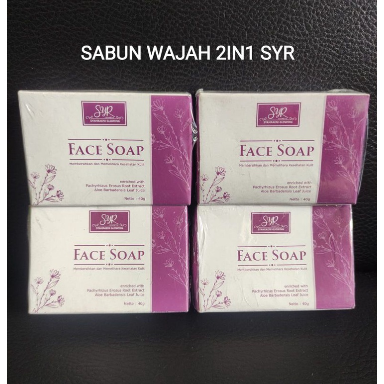 BISA COD BPOM SABUN SYR GLOWING PAKET 3IN1 FACIAL WASH syahreni syahraeni wajah skincare ori 3in 1 p