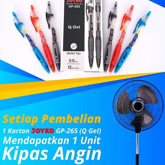 

PULPEN GEL CETAK CETEK JOYKO GP 265 Q-GEL PROMO MURAH ABIS PALING MURAH