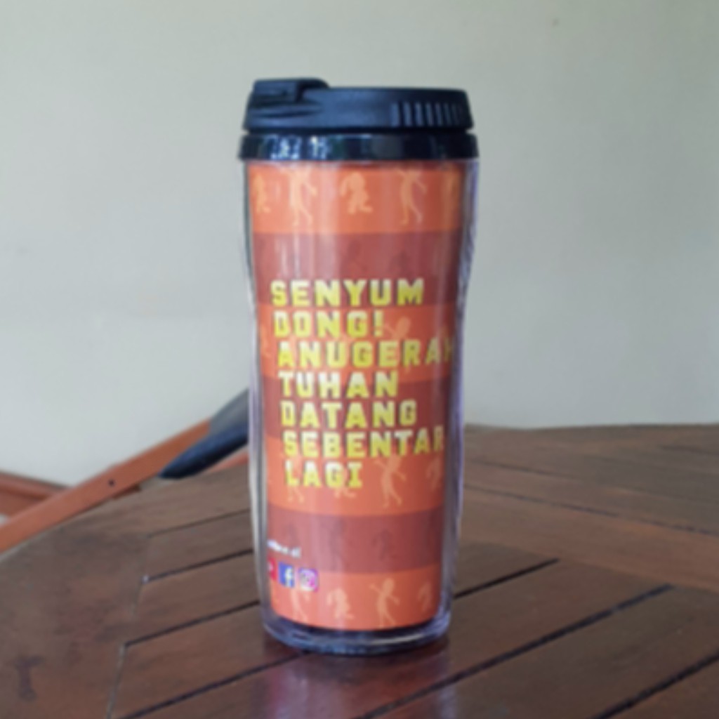 Tumbler Riska dan Si Gembul Versi Riska Senyum - Original Merchandise