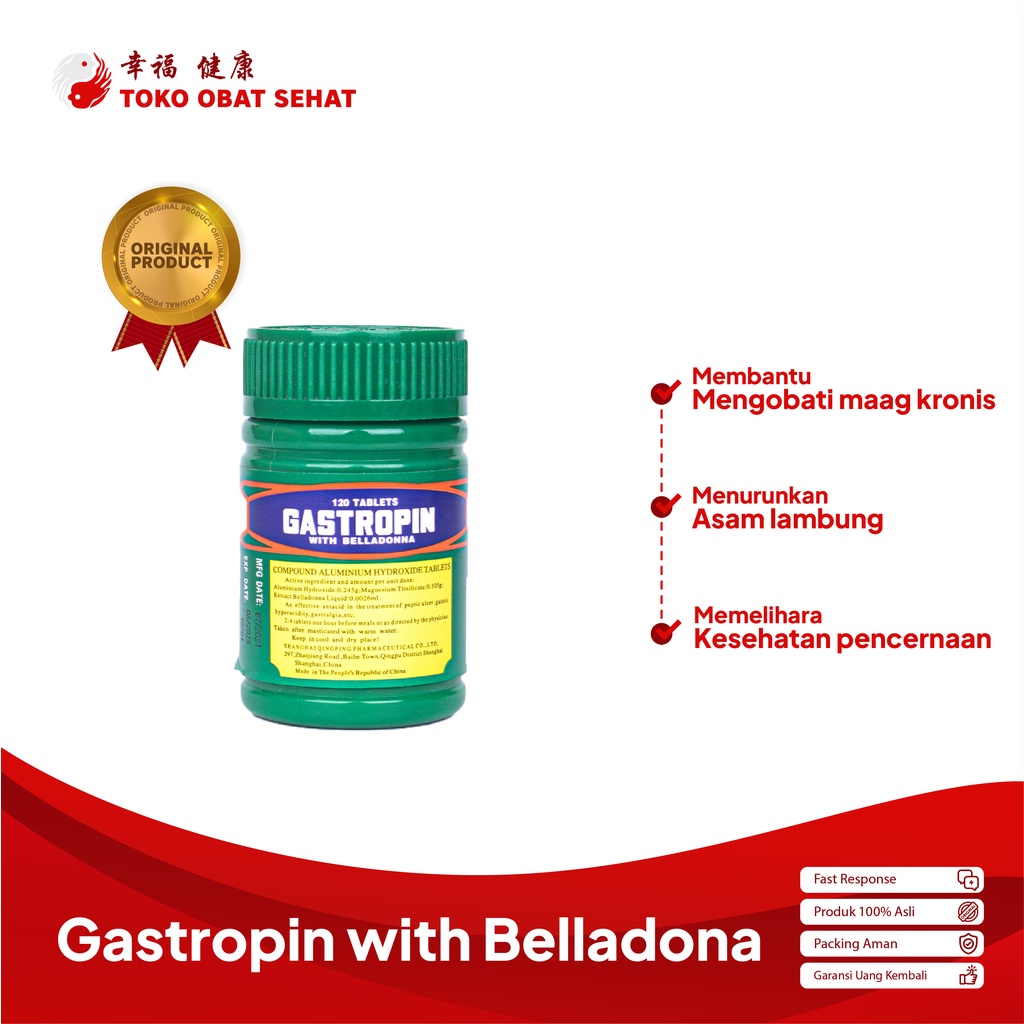 GASTROPIN obat maag kronis - asam lambung - sakit ulu hati manjur