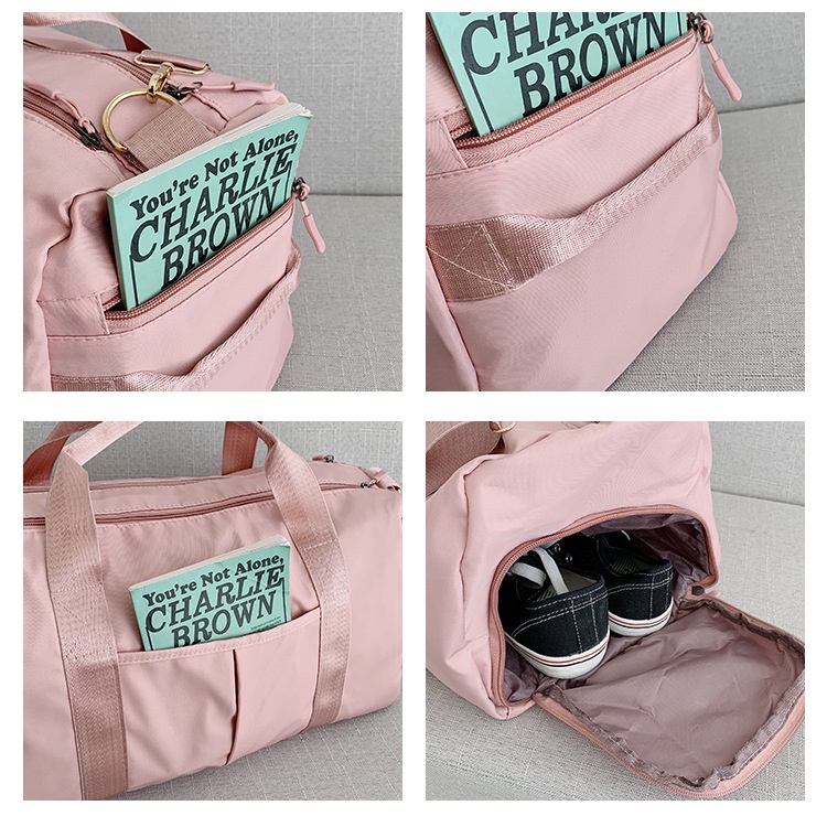 Tas Travel/Tas Gym/Sport Bag Unisex/Gym Bag Nylon Import/Duffle Bag Import