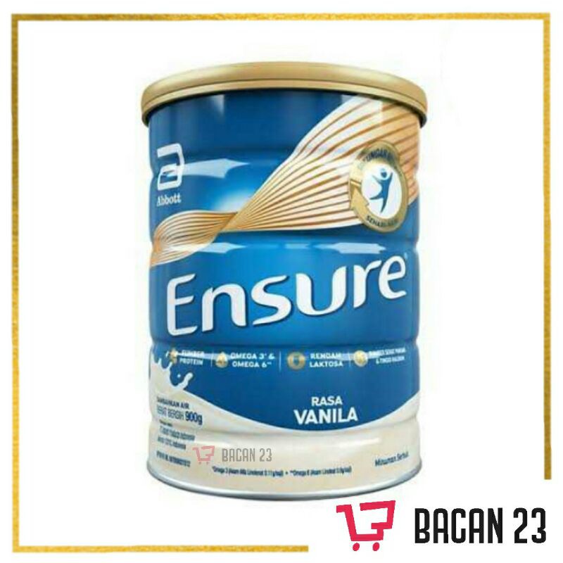 Susu Ensure Vanila Gold (900gr) / Susu Bubuk Formula Rasa Vanilla / Bacan 23 - Bacan23