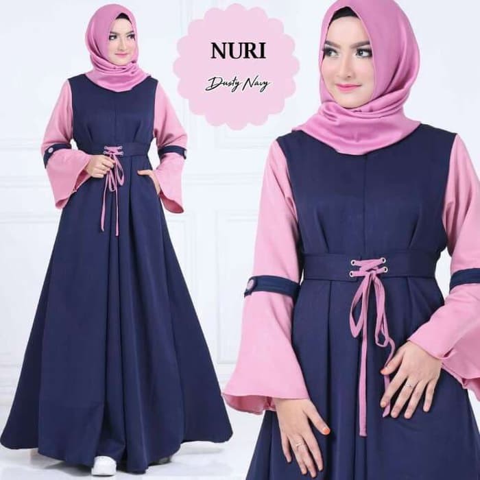 GAMIS SYARI MURAH FASHION MUSLIM HYGET MOTIF BUNGA BUKAN JUMBO MISBEE JERSEY BALOTELI JEPANG G7R6 I.