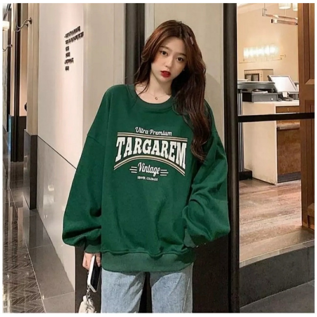 SWEATER TARGAREM CREWNECK TEBAL / SWEATER UNISEX