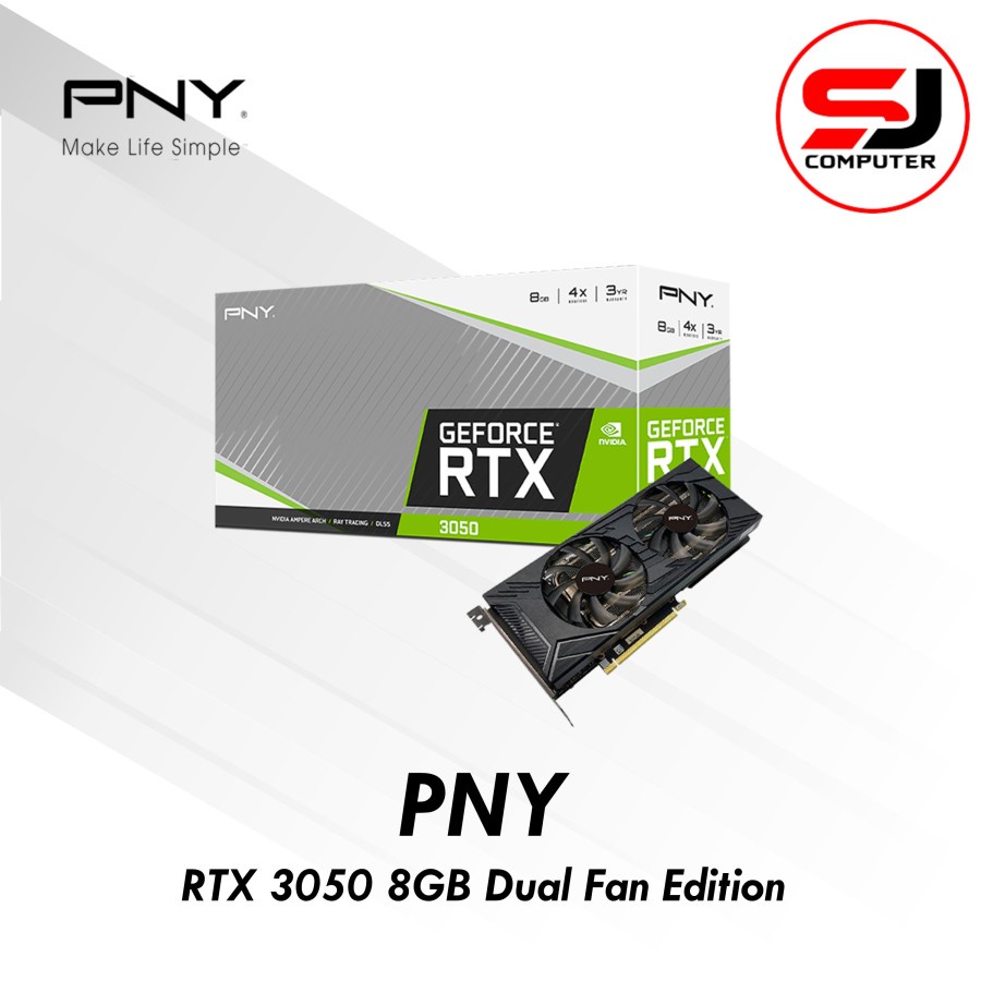 VGA PNY RTX 3050 8GB Dual Fan Edition GeForce RTX3050