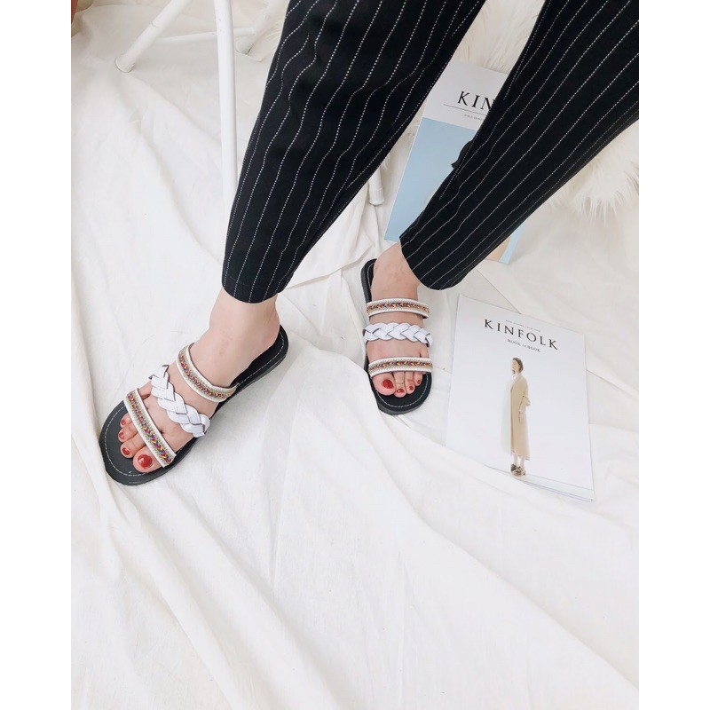 Wcraft.id Jane Women Sandal Black // sendal couple / ramadhan / hampers / sendalibudananak / lebaran