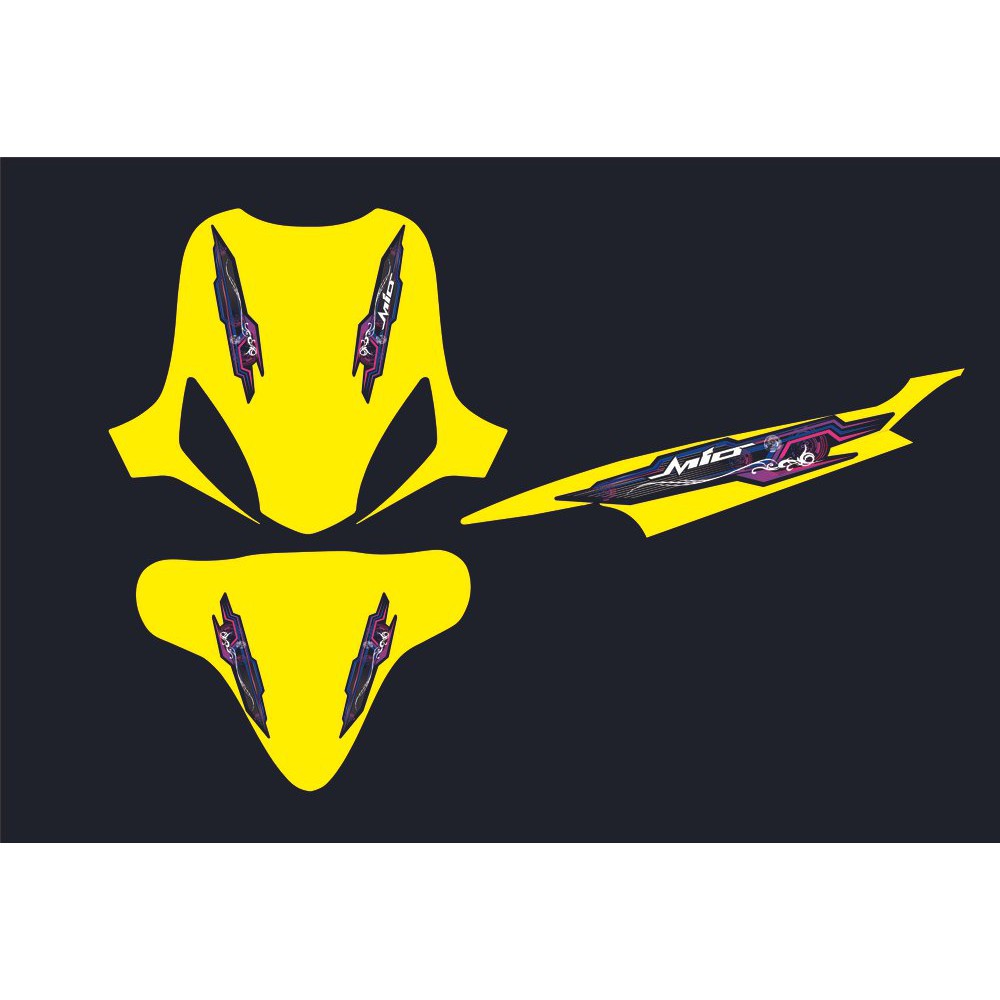 X2 STRIPING MIO SMILE MIO OLD CUSTOM SR07