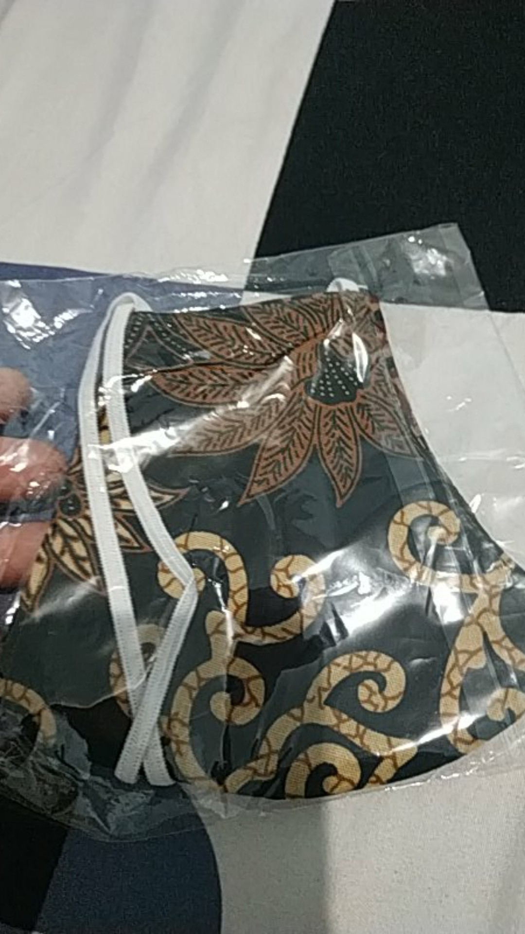 Cod Masker Dan Konektor Masker Batik Solo Bolak Balik Dua Lapis Jahitan Rapi Non Medis Washable