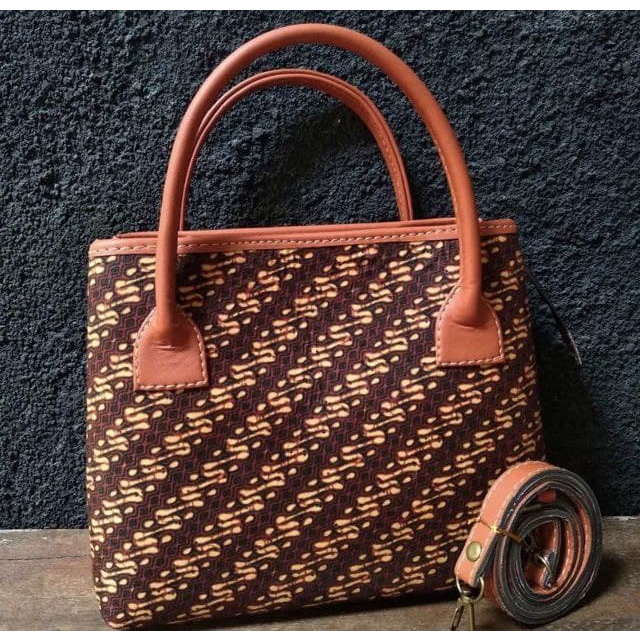 TAS WEBE BATIK DOUBLWE HANDLE TALI VYNIL