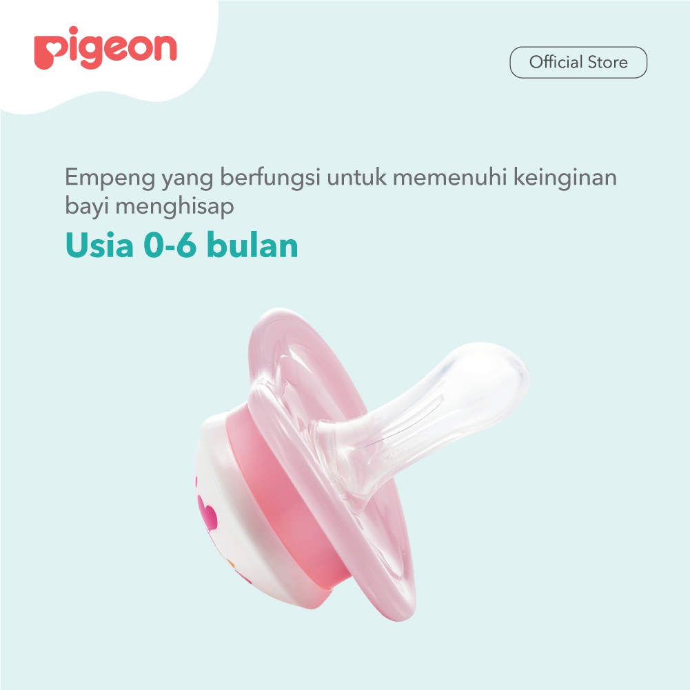 PIGEON Minilight Pacifier Size S - Girl | Empeng Bayi-1